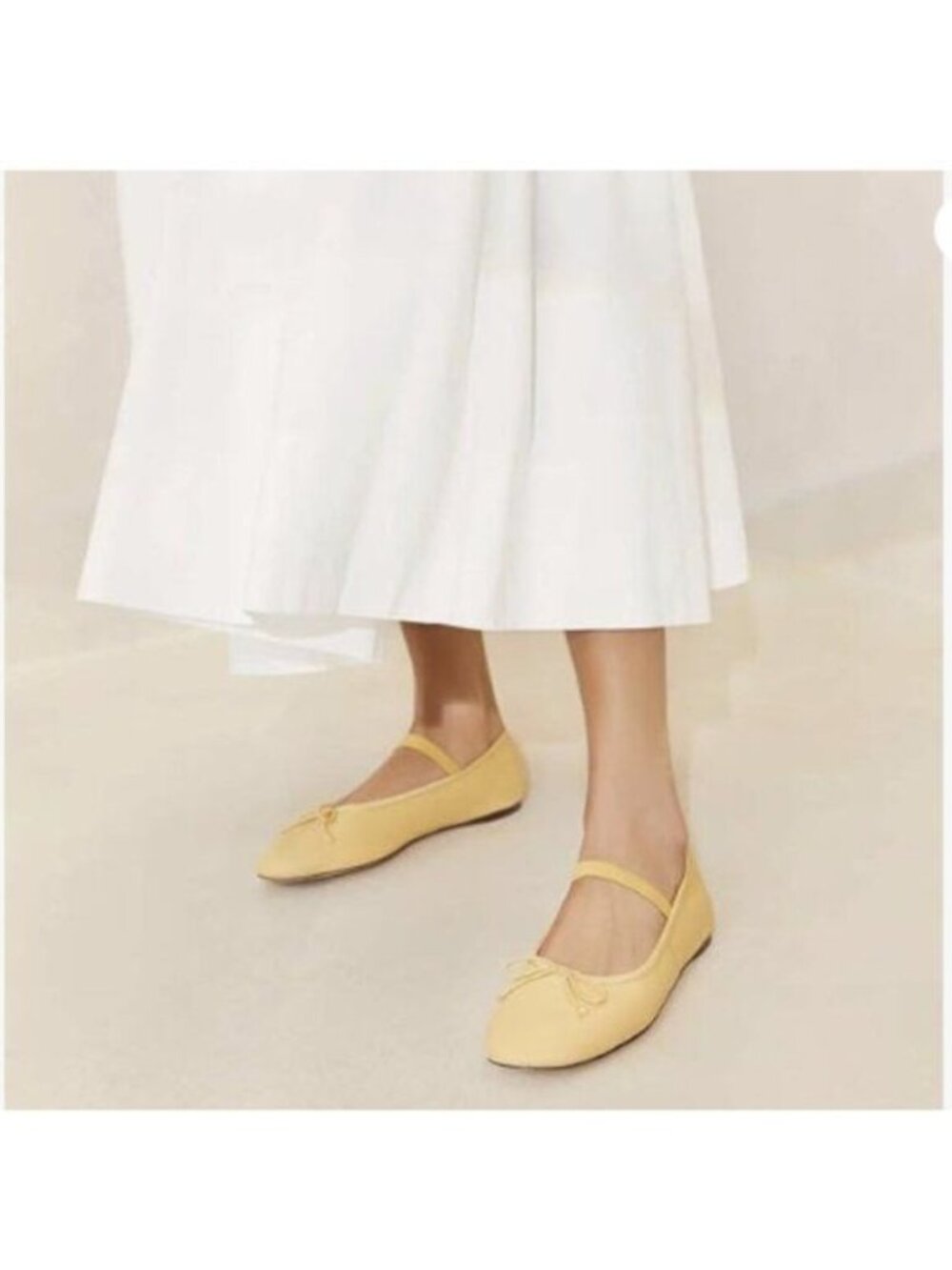 miss left Women Adorable Round Toe Mary Jane Flats Bowknots Elastic Strap Shoes